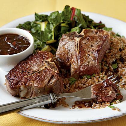 Seared Lamb with Balsamic Sauce Seared Lamb with Balsamic Sauce