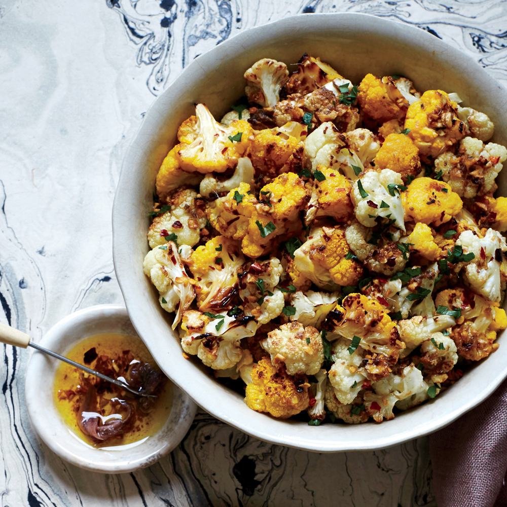 Roasted Cauliflower with Anchovy Sauce Roasted Cauliflower with Anchovy Sauce