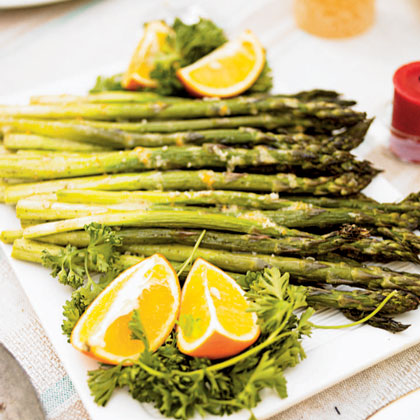 Roasted Asparagus with Dijon-Lemon Sauce Roasted Asparagus with Dijon-Lemon Sauce