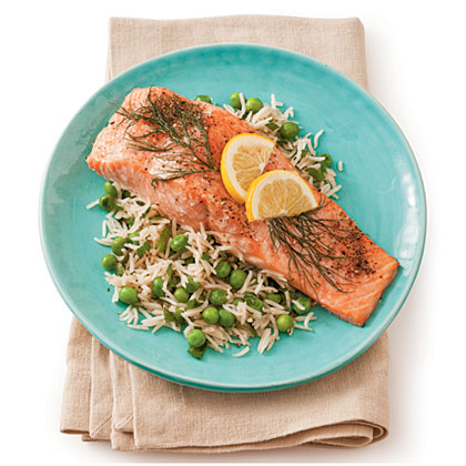 Roasted Salmon with Lemon and Dill Roasted Salmon with Lemon and Dill