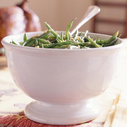 Green Beans with Bacon-Balsamic Vinaigrette